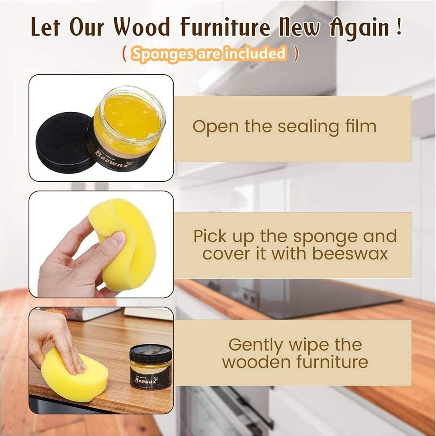 Beeswax Furniture Polish and Cleaner for Furniture Care