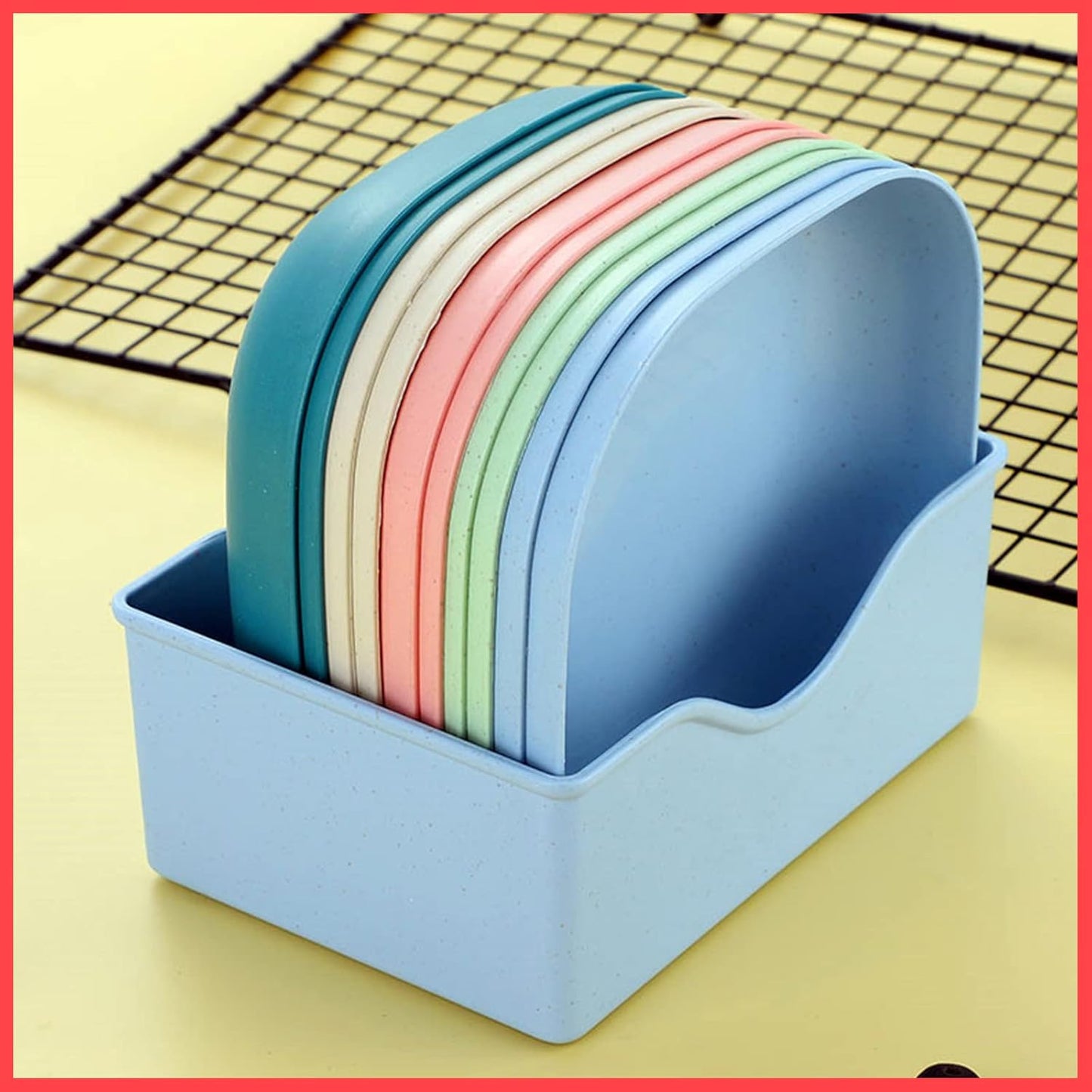 10pcs  set Reusable Dinner Plates