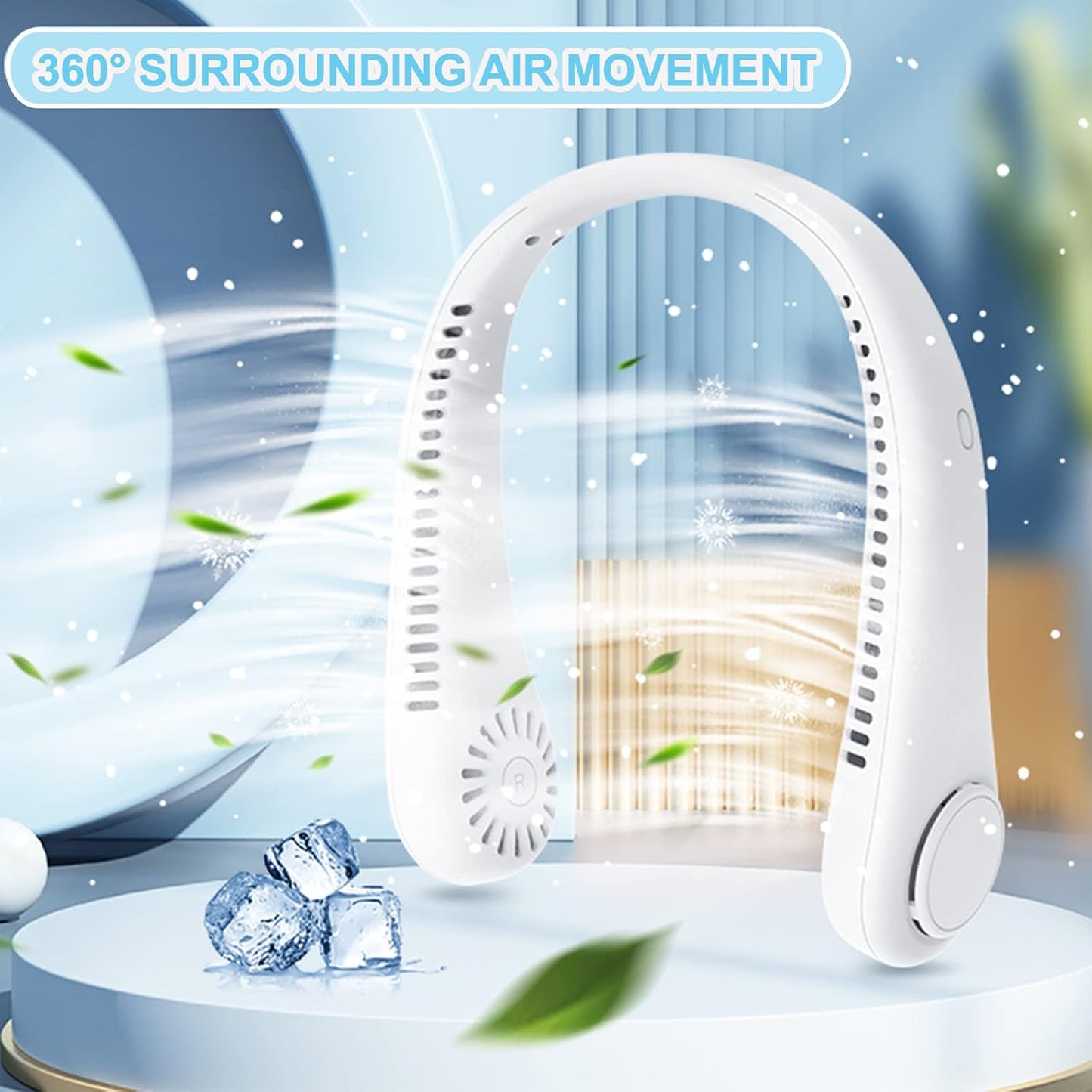 PORTABLE HANGING NECK FAN | USB RECHARGEABLE