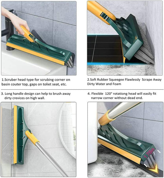 2 in 1 Cleaning Brush with wiper