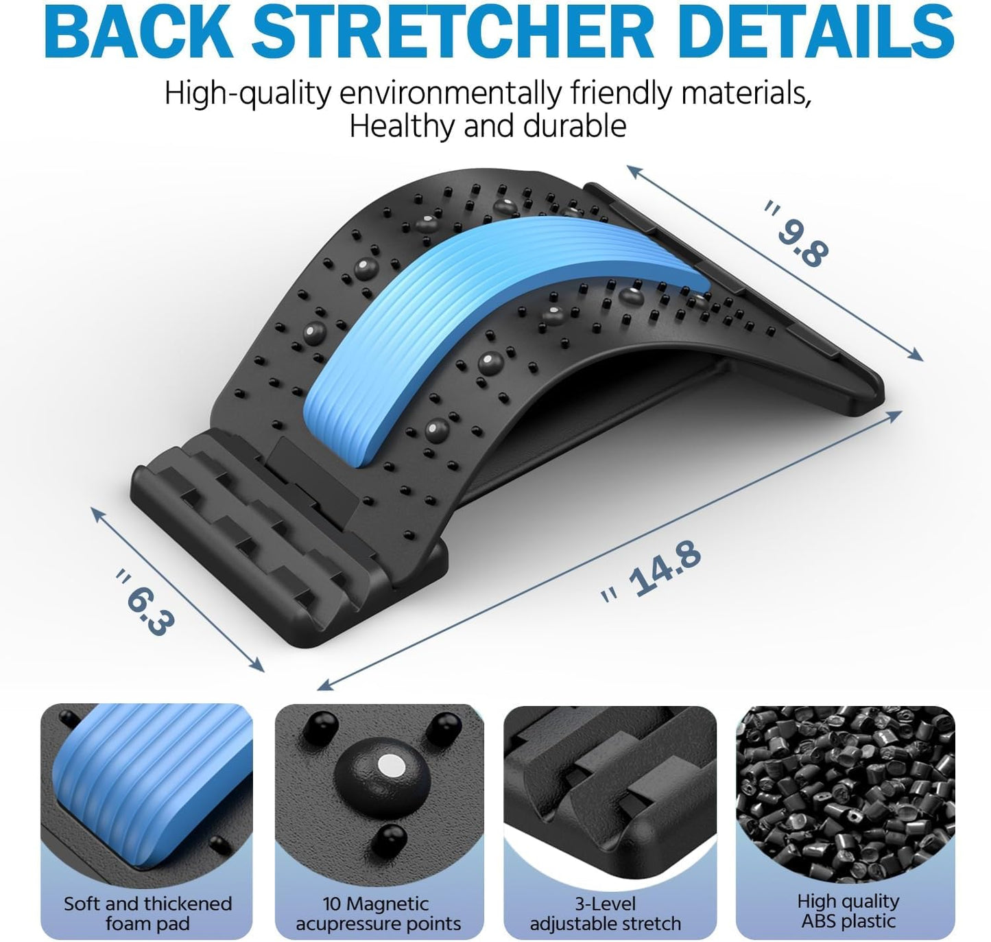 AdjustableMagnetotherapy Multi-level  Back Massager