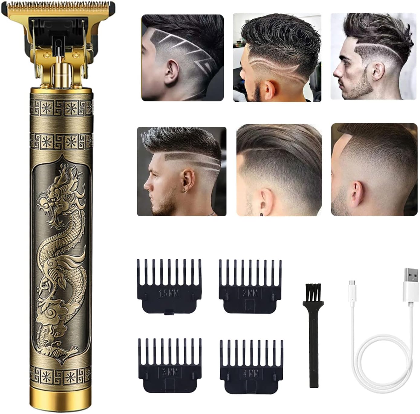T9 Hair Trimmer For Men Professional Haircut Kit for Men, Hair and Beard Cutting, Trimming, 7.0 Count