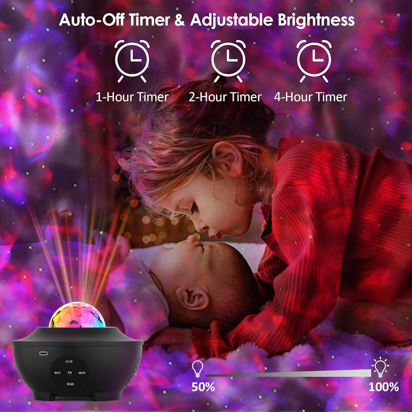 Galaxy Projector With Remote