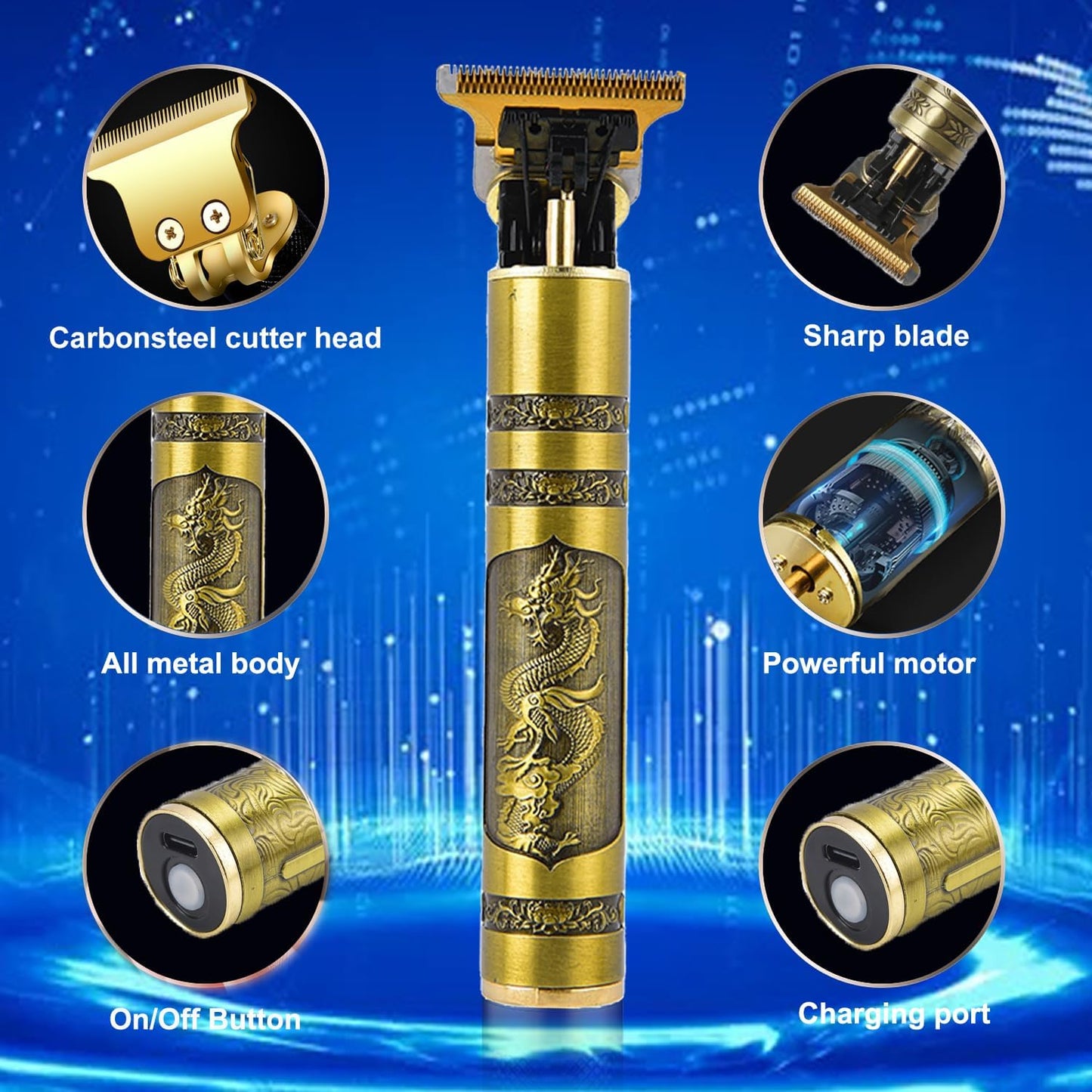 T9 Hair Trimmer For Men Professional Haircut Kit for Men, Hair and Beard Cutting, Trimming, 7.0 Count