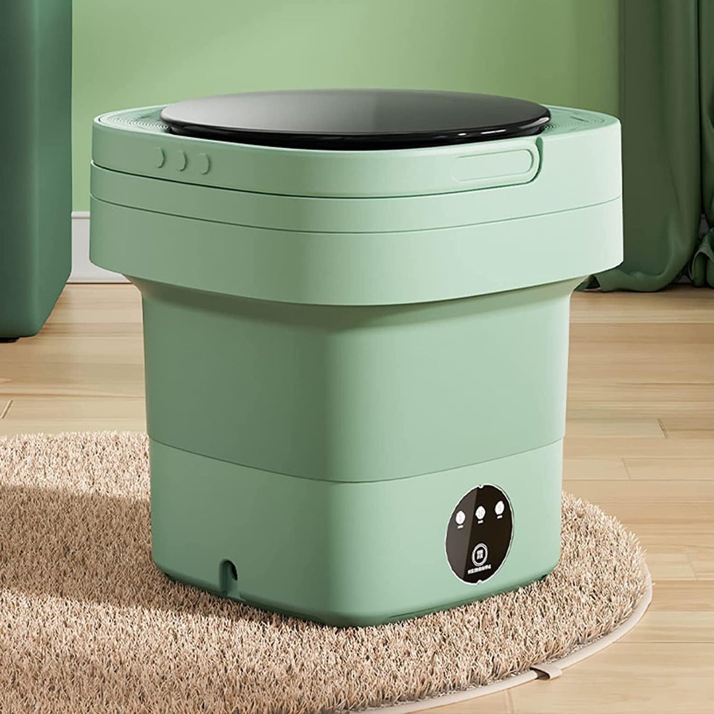 Foldable Electric Mini Washing Machine With Dryer Option