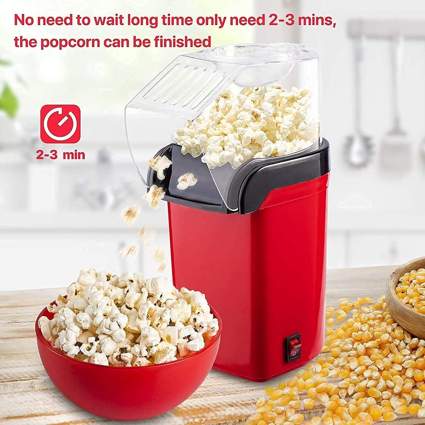 Electric Popcorn Maker Machine