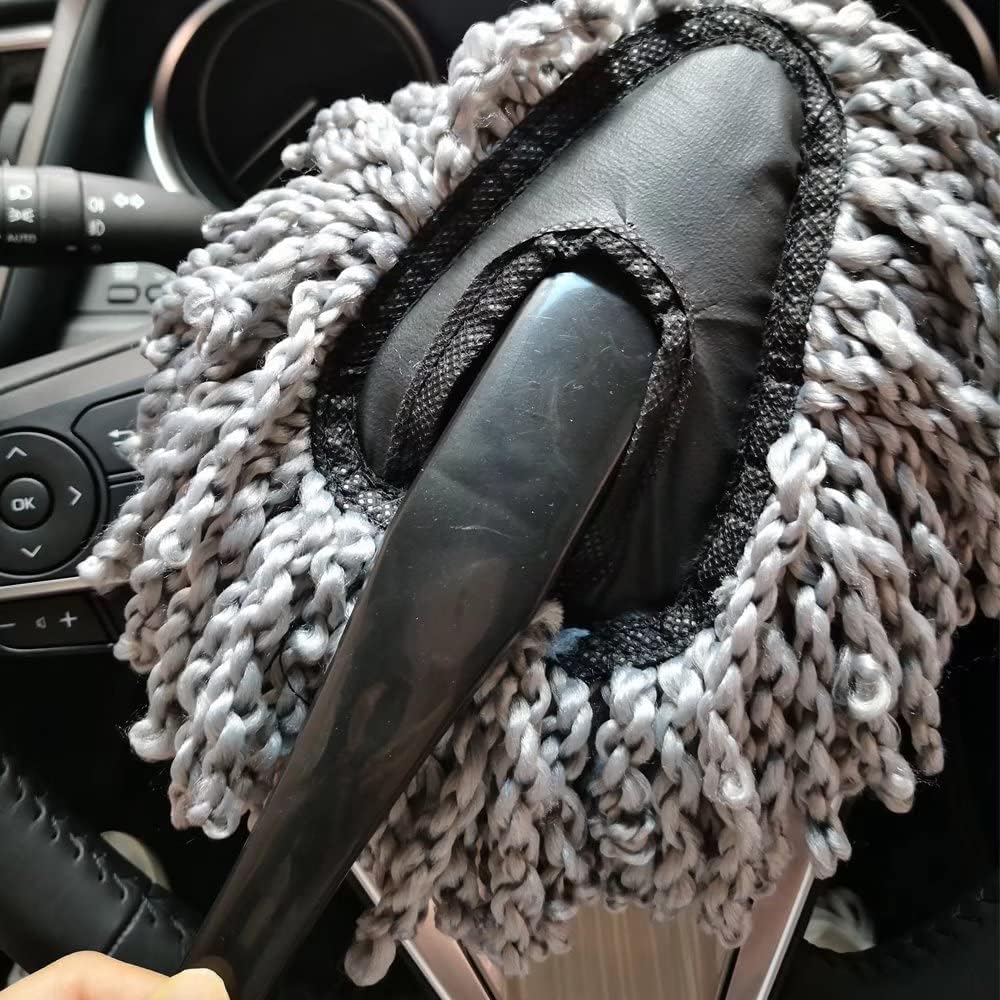 Home-X Car Dashboard Duster, Microfiber Duster Brush, Washable Cleaning Tool