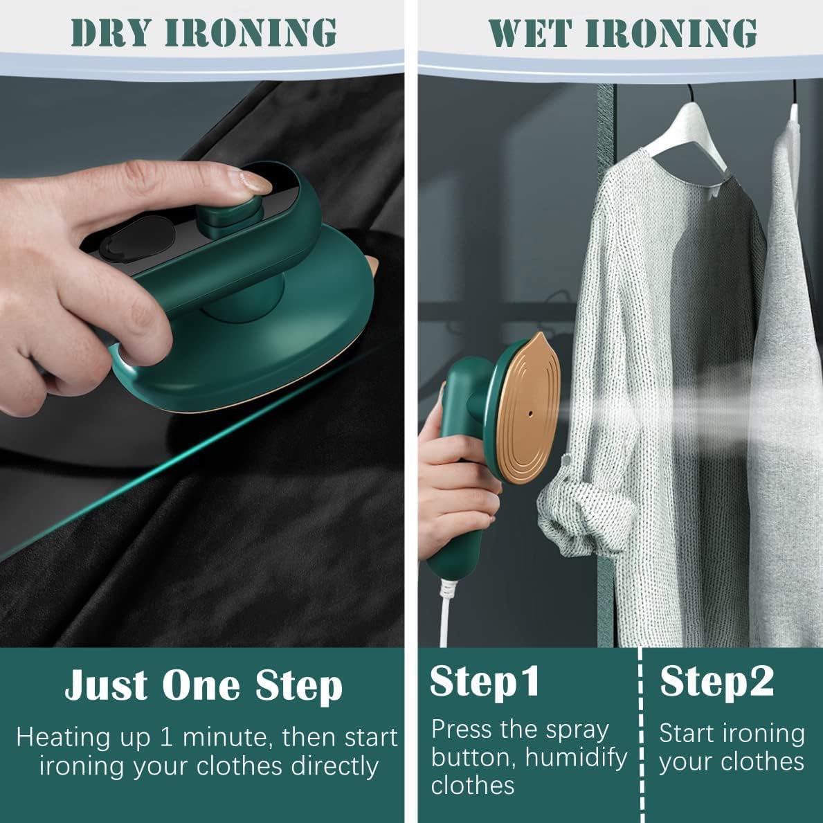 Professional Micro Steam Iron Mini Ironing Machine