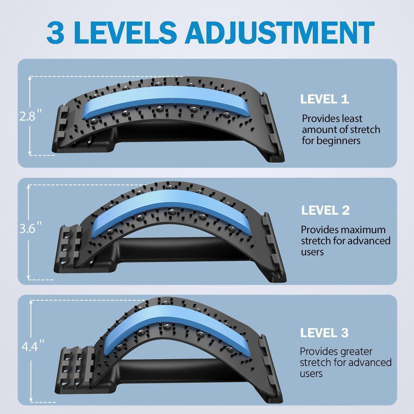 AdjustableMagnetotherapy Multi-level  Back Massager