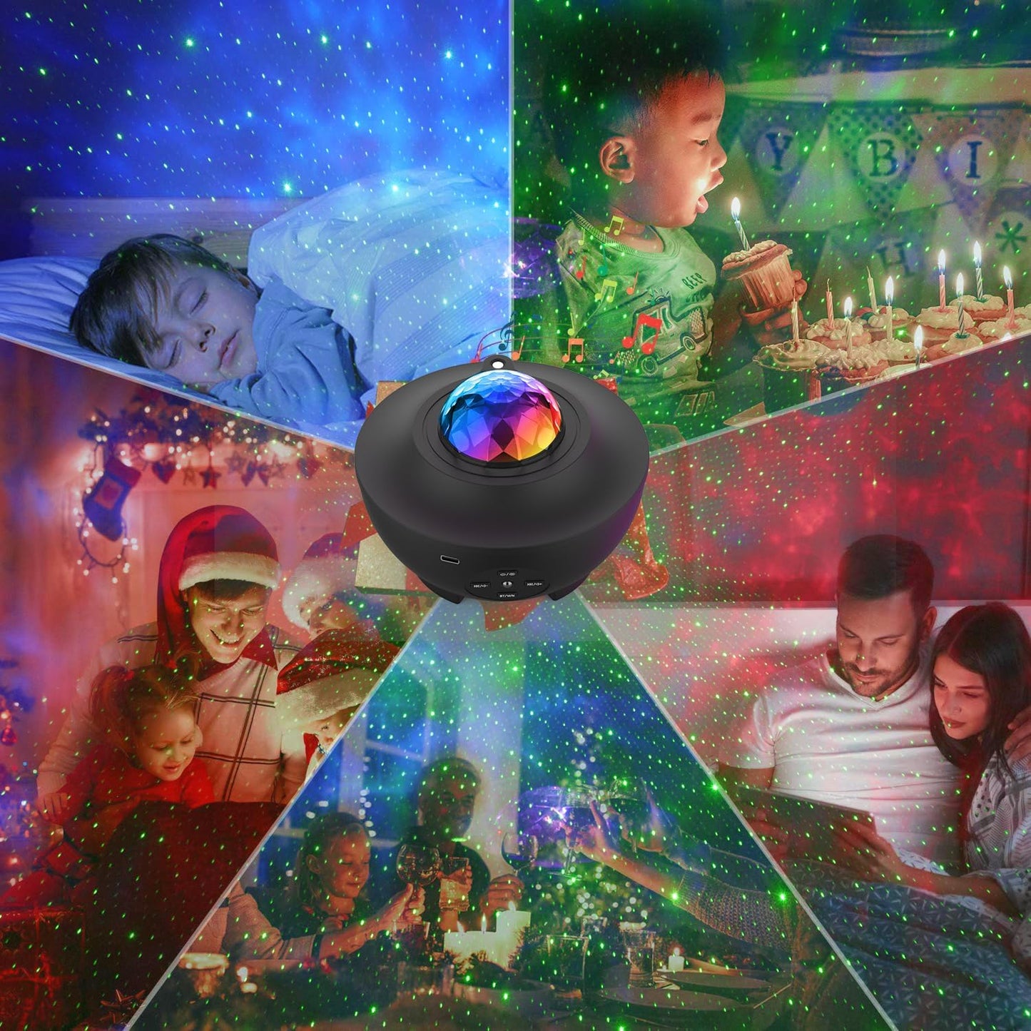 Galaxy Projector With Remote