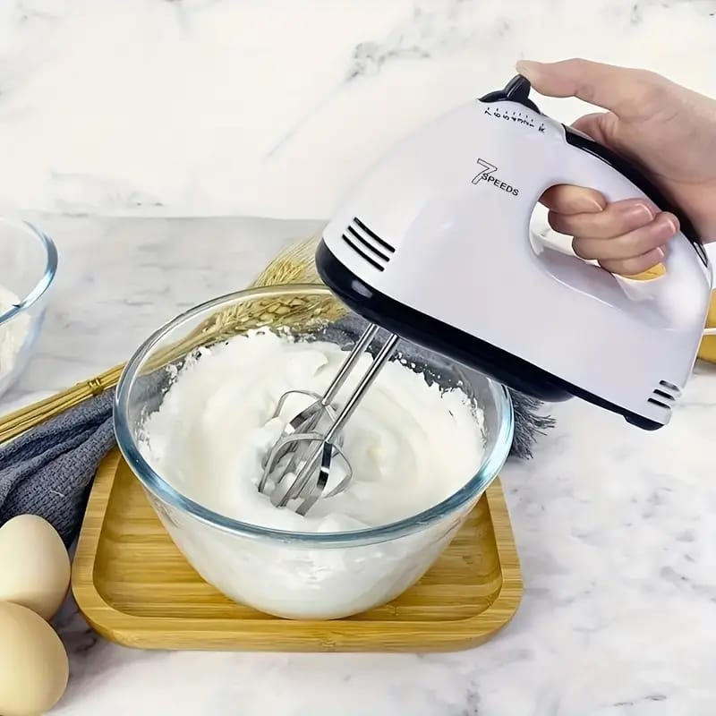 7-Speed Handheld Electric Mixer